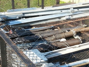 Garage Door Scrap Metal Recycling. 