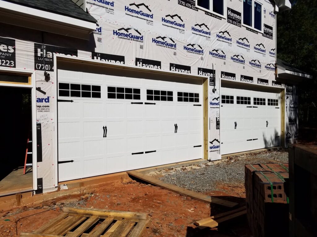 exterior view of two 16X9 Doorlink model 3630 with Stockton windows